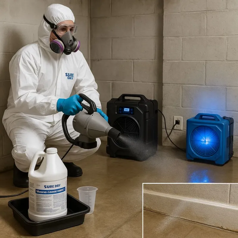 Sanitization and Odor Removal process in Spring Ridge, PA
