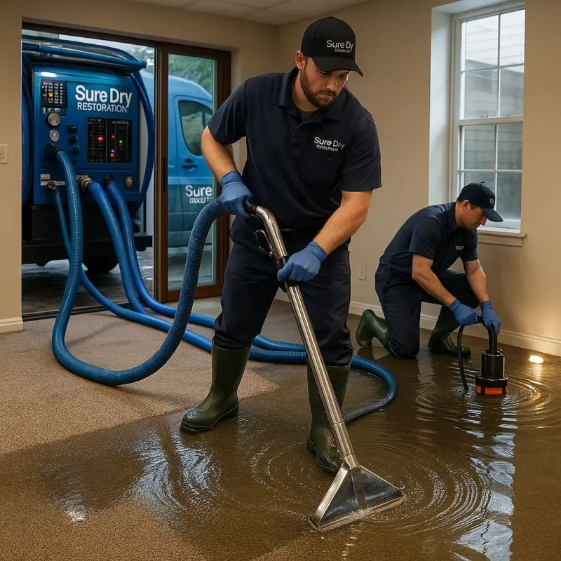 Water Extraction and Removal process in Spring Ridge, PA